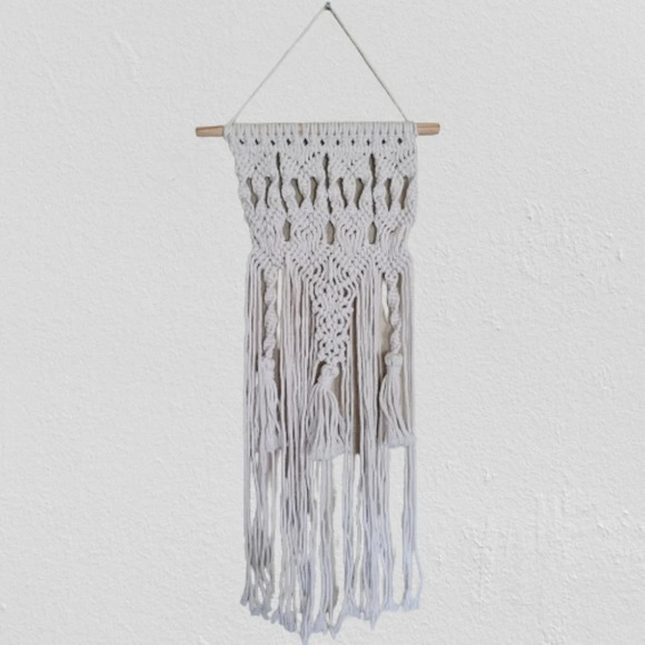 Macrame Knit Wall Hanging Decoration Decor NEW in Packaging - Picture 2 of 7